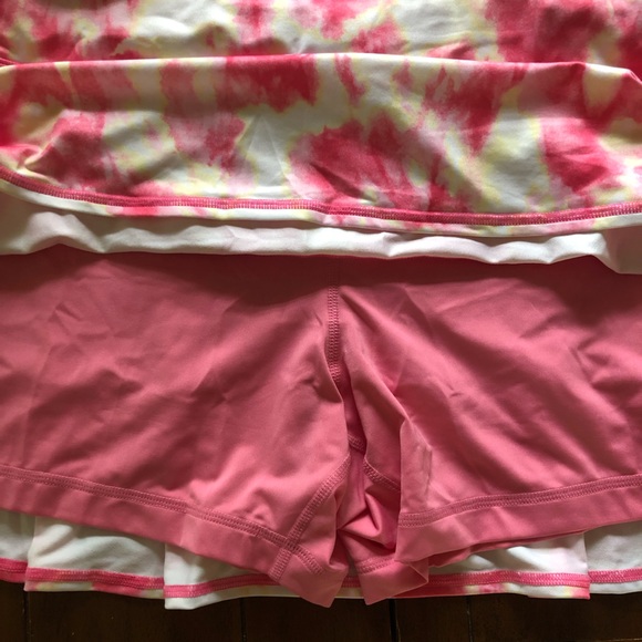 NWT Ideology Skort Womens Size XXL Pink Tie Dye Shorts Tiered Performance Golf - Picture 6 of 9
